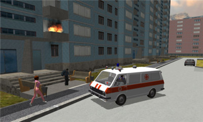 救护车模拟驾驶游戏截图
