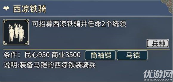 三国志汉末霸业西凉铁骑怎么样 西凉铁骑优缺点介绍