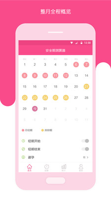 安全期測(cè)算器