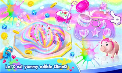 史萊姆獨(dú)角獸彩泥制作游戲(Unicorn Slime DIY Cooking Games)截圖欣賞
