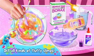 史萊姆獨(dú)角獸彩泥制作游戲(Unicorn Slime DIY Cooking Games)截圖欣賞