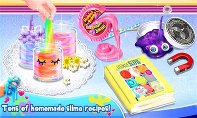 史萊姆獨(dú)角獸彩泥制作游戲(Unicorn Slime DIY Cooking Games)