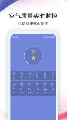 七彩天氣預(yù)報(bào)