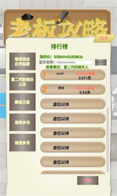 老板攻略游戲