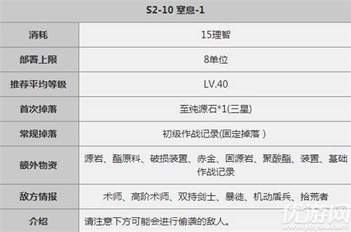 明日方舟S2-10窒息-1怎么打 明日方舟s2-10三星通关攻略