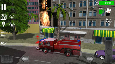 城市消防车游戏截图