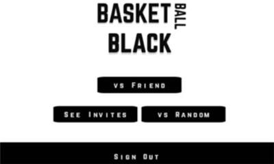 黑色篮球游戏截图