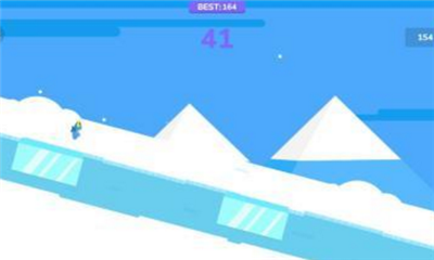 飛躍雪山