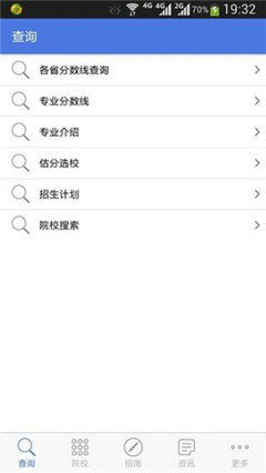 輸入分數(shù)查大學