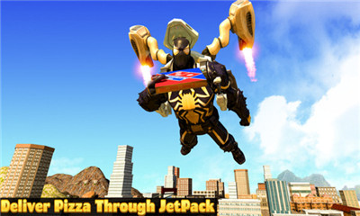 蜘蛛英雄披萨送货任务游戏截图