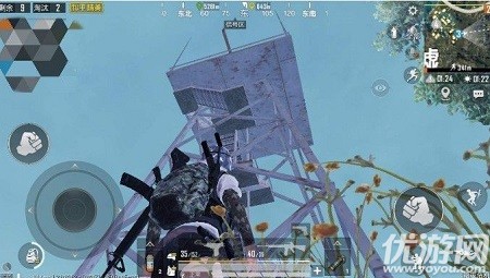 和平精英怎么在屋檐上躲避僵尸 和平精英怎么跳上屋檐