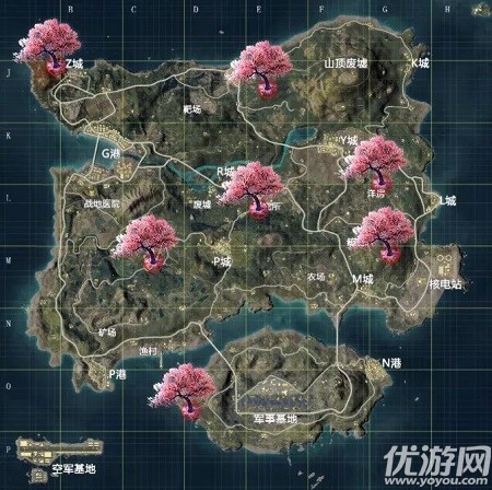 和平精英祈愿樹在哪里 和平精英祈愿樹林位置介紹