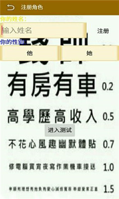 三關(guān)測(cè)視力