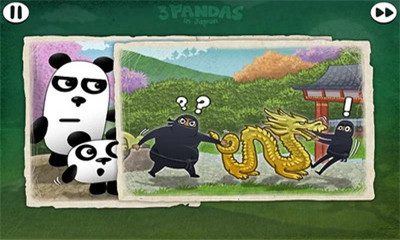 三只熊猫在日本游戏截图