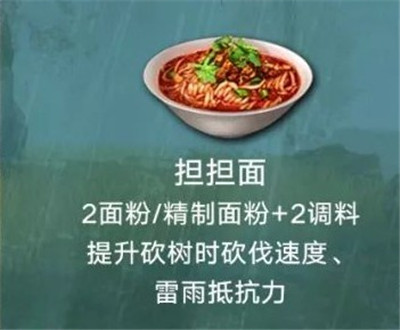 明日之后担担面怎么做 明日之后担担面配方介绍