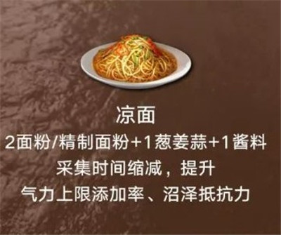 明日之后涼面怎么做 明日之后涼面制作方法介紹