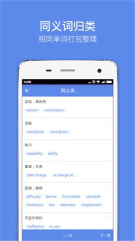 雅思單詞截圖欣賞