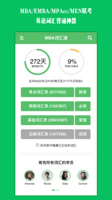 MBA英語單詞通截圖欣賞