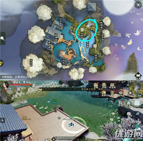 一梦江湖2020.4.25打坐点在哪 一梦江湖4月25日打坐地点位置介绍