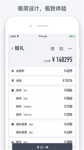 閃電記賬截圖欣賞