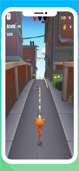 小巷貓跑