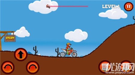 火柴人山地車