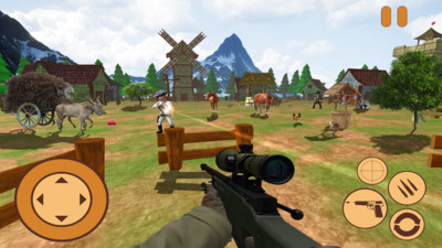 迷你牛仔狙击兵3D游戏截图