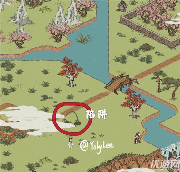 江南百景图火把怎么制作 探秘桃花村NPC道具位置汇总