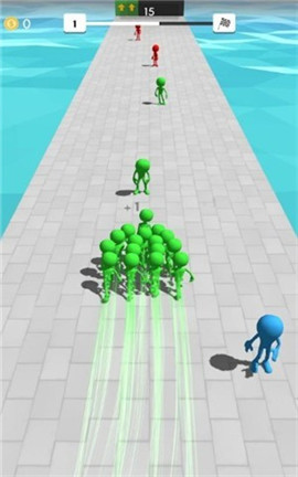 人群賽跑者