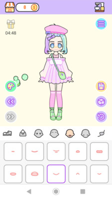 粉彩女孩換裝軟件截圖欣賞