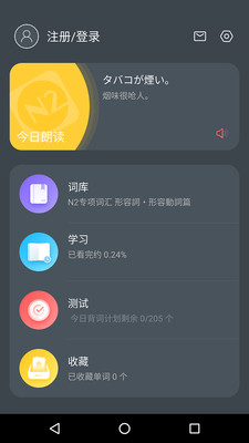 日語(yǔ)能力考背詞MOJiTest截圖欣賞