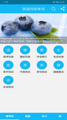 英語(yǔ)四級(jí)單詞截圖欣賞
