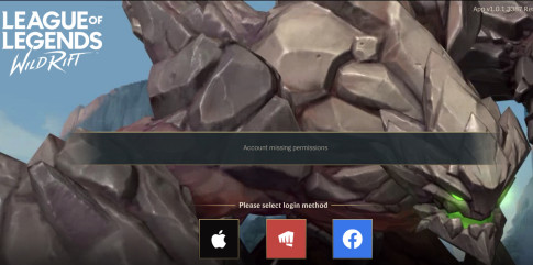 lol手游account missing permissions怎么办 英雄联盟手游账户没有权限解决方法