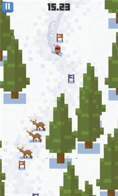 雪人山滑雪截圖欣賞