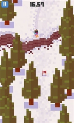 雪人山滑雪截圖欣賞