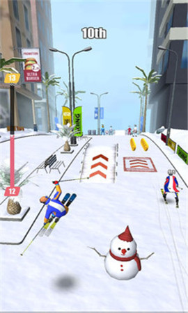 極限滑雪競賽3D截圖欣賞