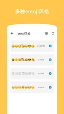 Emoji表情貼圖截圖欣賞