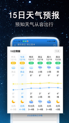 省心天氣截圖欣賞
