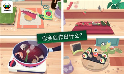 托卡小厨房寿司游戏截图