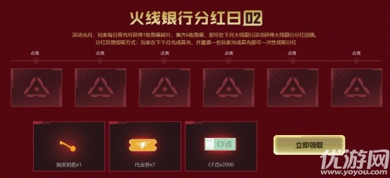 cf火线大银行活动奖励介绍 海滩姐妹限时回归累计首充领分红