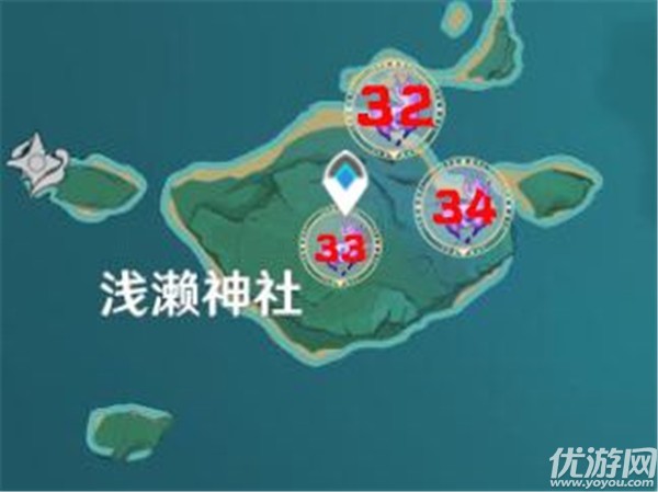 原神清籁岛雷神瞳在哪里 稻妻2.1清籁岛35个雷神瞳位置大全