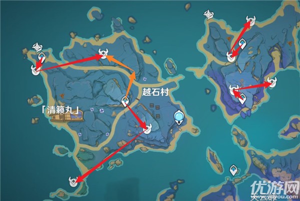 原神浮游核在哪里 原神飘浮灵分布图