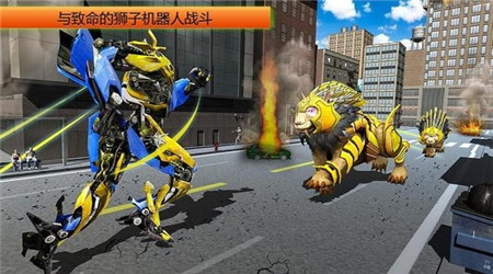 象獅機(jī)器人變形截圖欣賞