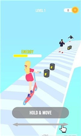 滑板车竞速游戏截图