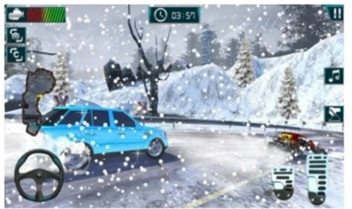 雪地漂移競速截圖欣賞