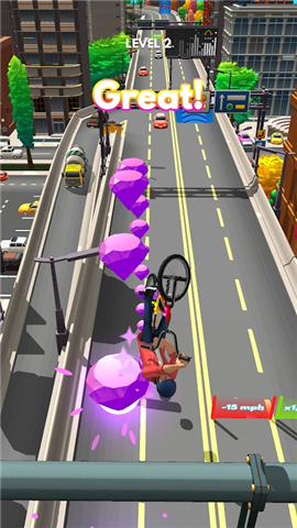 城市竞速自行车游戏截图