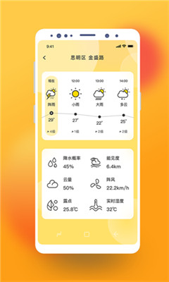 气象桌面天气截图欣赏