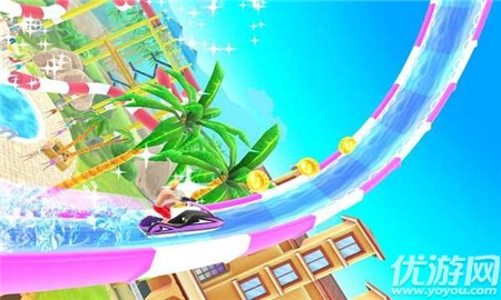 水上樂園滑梯截圖欣賞
