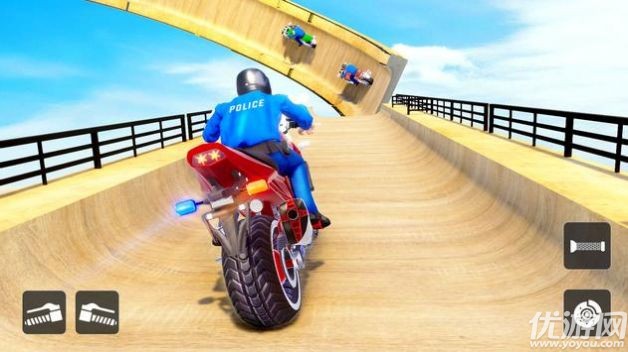 摩托車駕駛特技競速