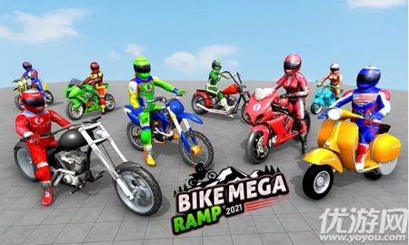越野車比賽巨型坡道